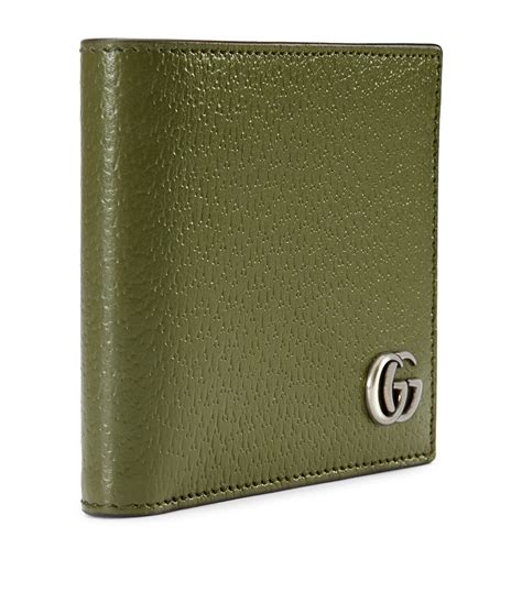 gg marmont leather bifold wallet.